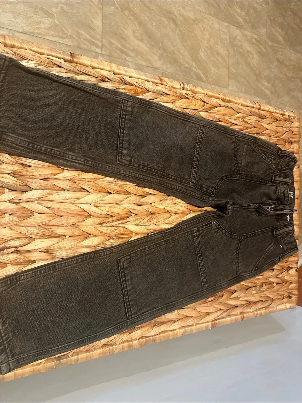 GAP Black Kids Cargo-Style Jeans